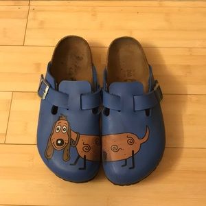 Dog Lover Birki’s slip ons